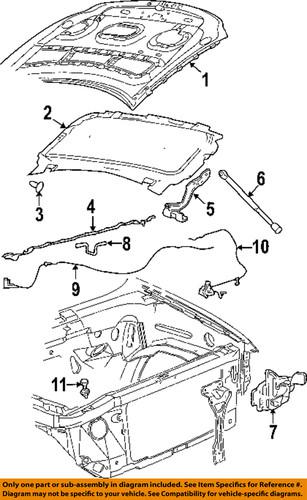 Ford oem 6l3z16797aa hood-hinge