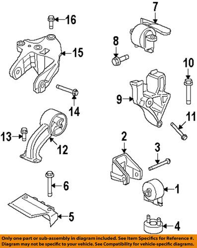 Mopar oem 4766474ad engine & transmission mounting-transmission mount