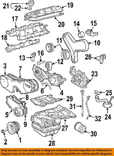 Toyota oem 1717720020 intake manifold gasket/engine intake manifold gasket