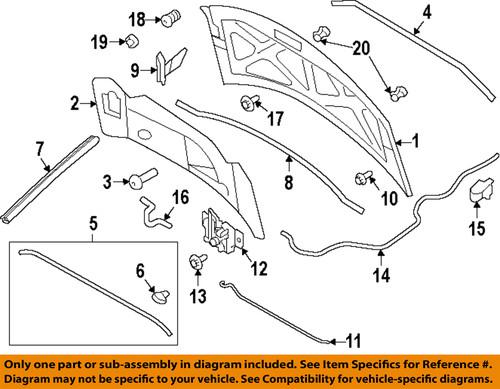 Ford oem bt4z16612a hood