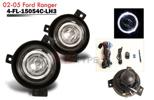 2001-2004 ford ranger halo projector bumper fog light lights lamp xl pair set