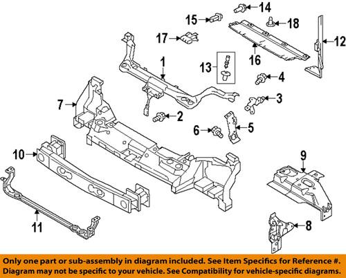 Ford oem bt1z8327a radiator support-lower deflector