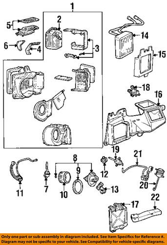 Ford oem xc3z-19805-ca blower motor/hvac blower motor