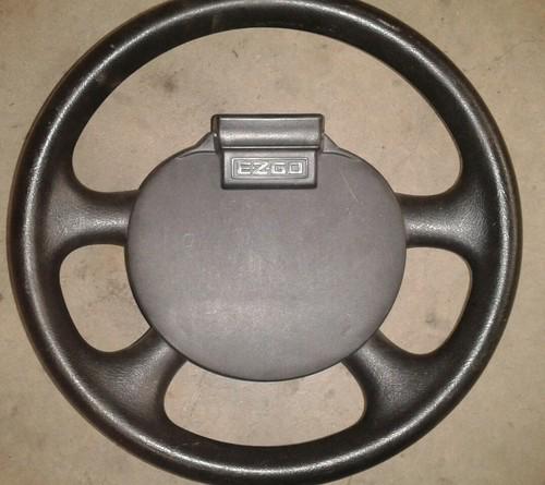 Ezgo golf cart steering wheel, 13.5", 4 spoke golf cart steering wheel stock txt