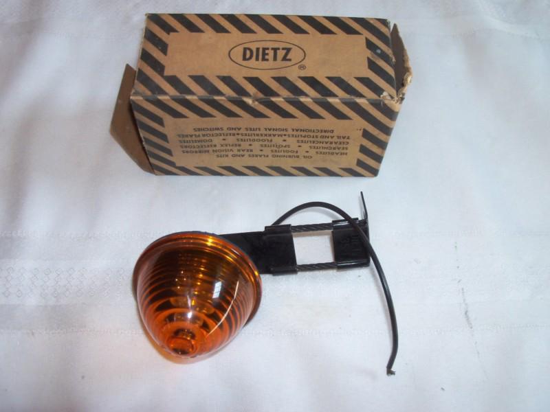 Vintage dietz beehive marker light 35-1 with box - amber lens 