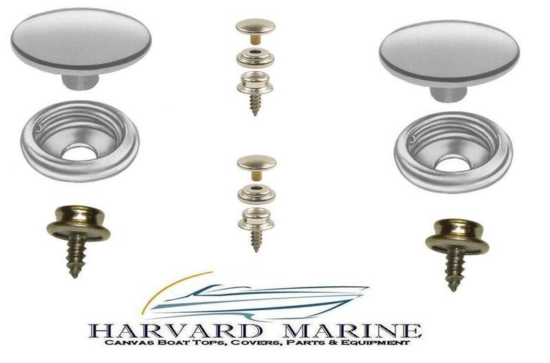 Stainless steel marine canvas fabric cover snap button kit for sea ray bayliner