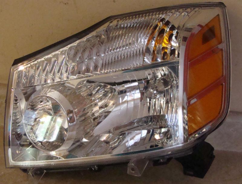 12 nissan armada driver side headlight lh  