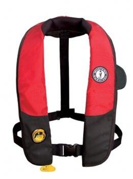 Mustang survival vest inflatable auto red / black md3183