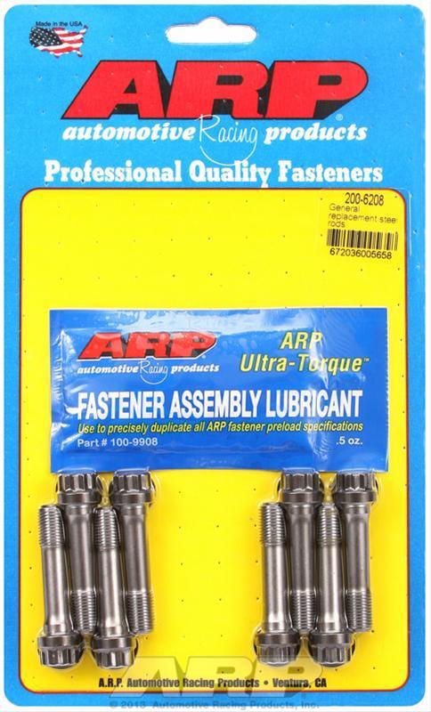 (2) arp connecting rod bolts pro series 2000 alloy general rod bolt setof8 200-6