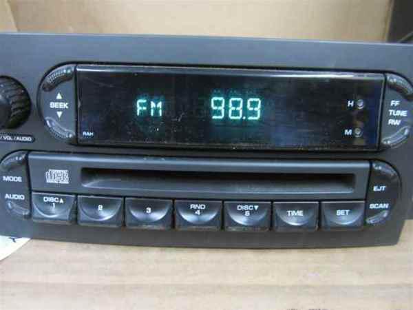 04 05 06 07 08 chrysler pacifica cd radio rah on face