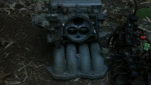 -85 mazda rx7 13b fuel rail and fuel injection intake manifold