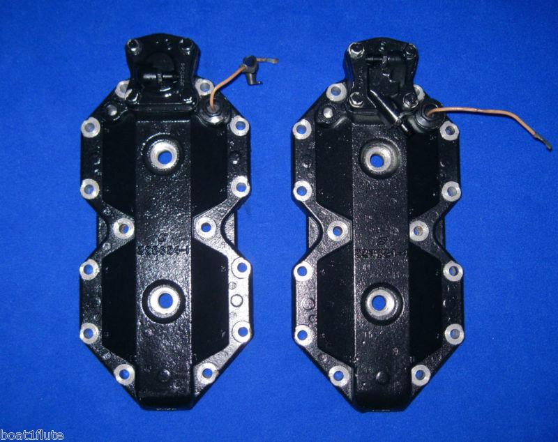 Omc johnson evinrude 120-140 hp cylinder heads 395043 328624 port & stbd 1985-87