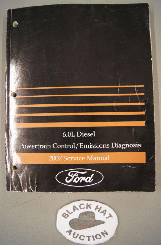 2007 ford super duty truck 6.0l diesel service shop manual diagnostics (25448)