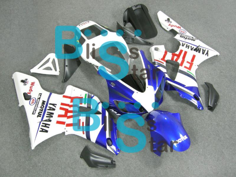 Injection mold abs fairing kit set fit for yamaha yzf-r1 yzf r1 1998-1999 e04 w4