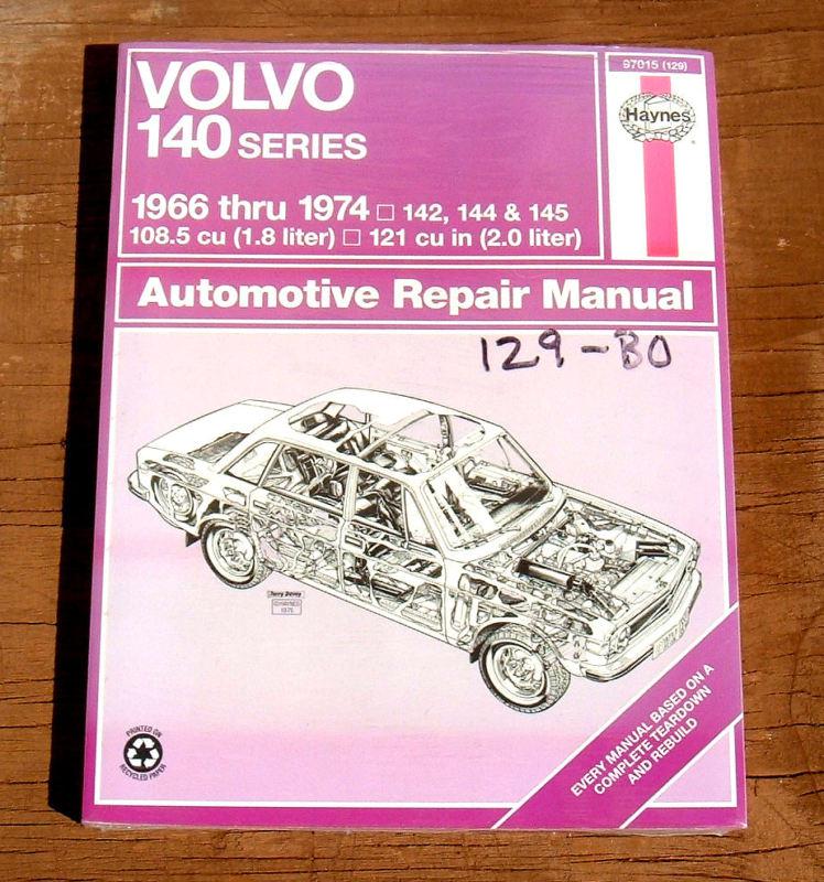 Volvo 140 series haynes automotive repair manual - 1966-1974 - new