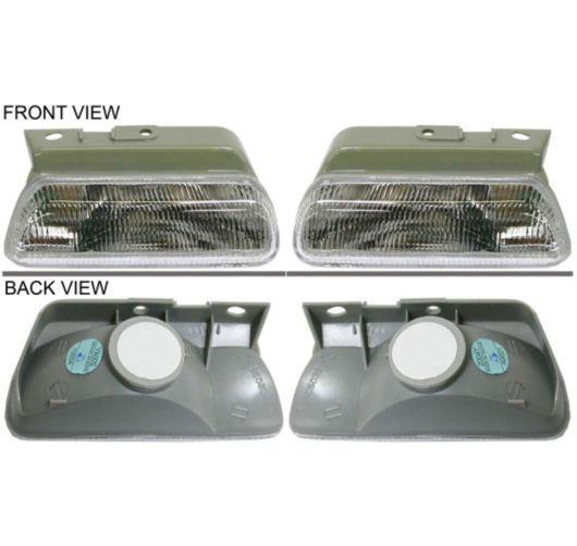 95-99 neon corner parking turn signal light lamp left & right pair set