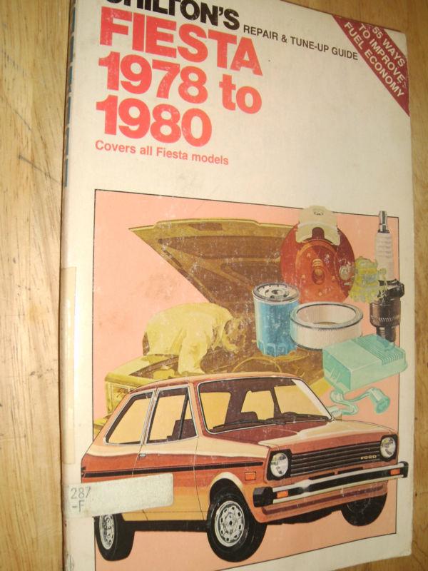 1978 1979 1980 ford fiesta shop manual / repair / service book