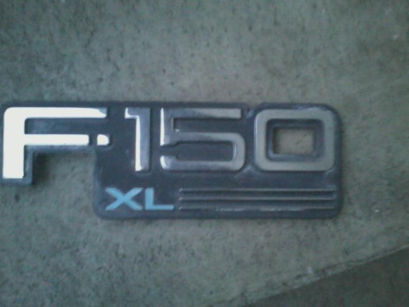 Ford f-150  xl fender emblem  1990's