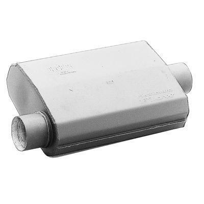 Hooker 21605hkr muffler maximum flow 3" inlet/3" outlet steel aluminized each