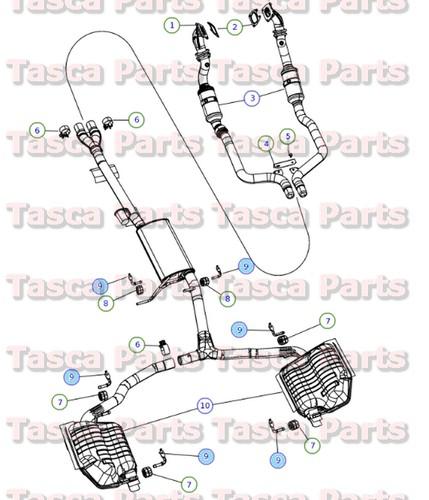 New oem mopar exhaust bracket chrysler 300 dodge charger challenger #4581722ab