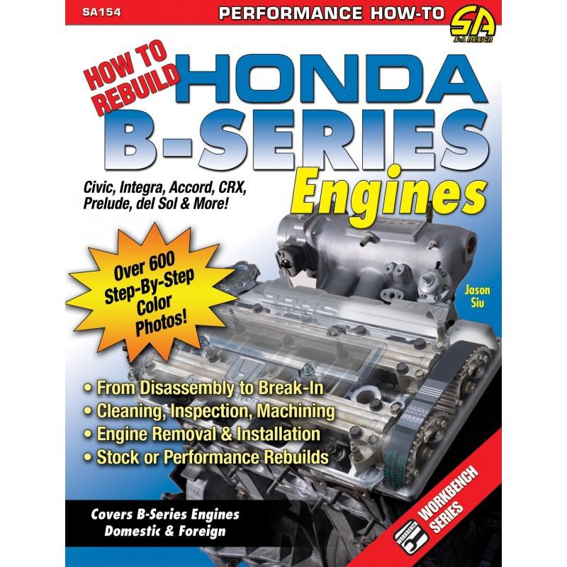 Sa154 sa design cartech how to rebuild honda b-series engines book