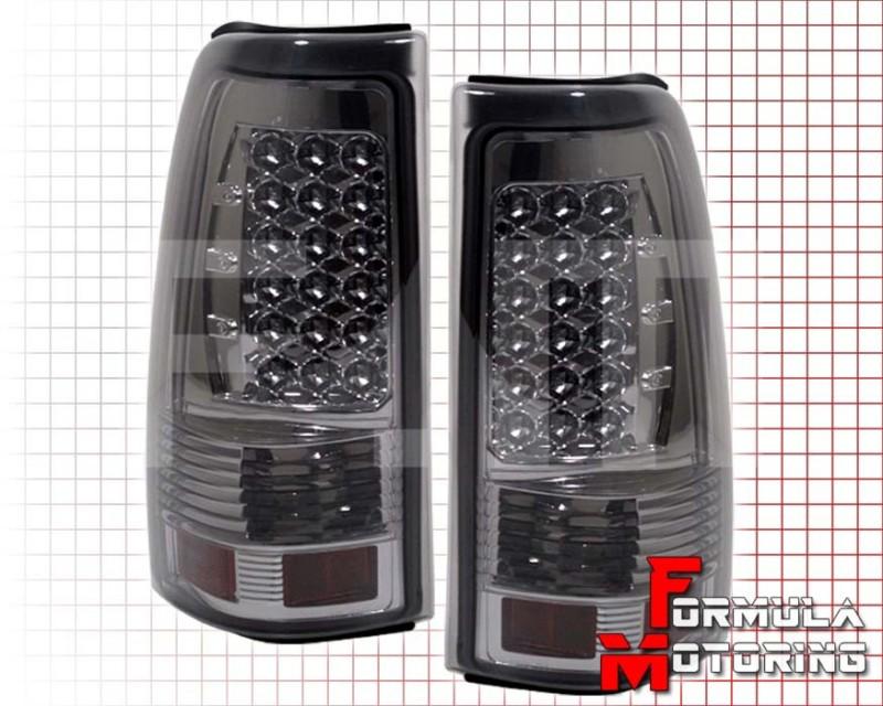 03-06 silverado 04-06 gmc sierra pickup all smoke led tail lights left+right