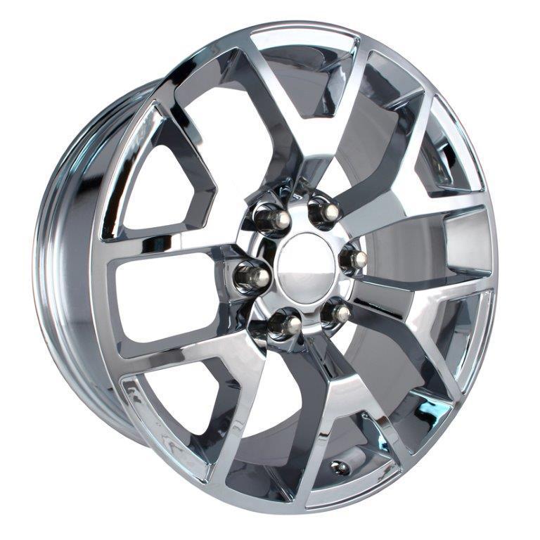 20 inch chrome 2014 gmc sierra yukon denali oe factory replica wheels 6x5.5  20"