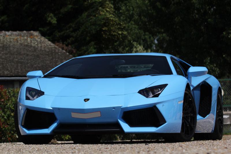 Lamborghini blue aventador hd poster super car print multiple sizes available