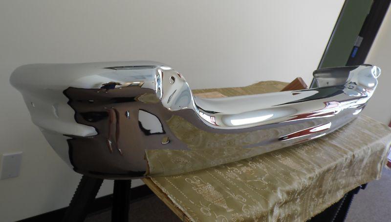 1957 chevy 1pc. front bumper  *triple plated* original *