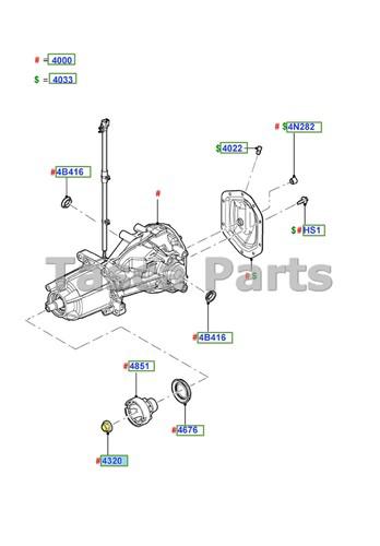 Brand new oem rear axle locking nut ford mercury lincoln #6l8z-4320-a