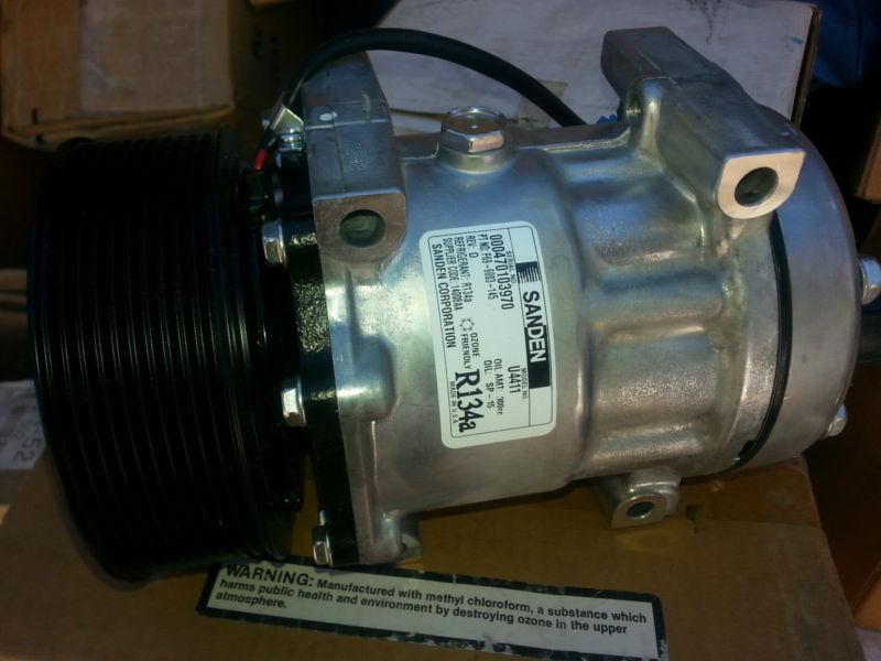 New oem sanden ac compressor air w/clutch u4411,  f69-6003-145