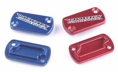 Works billet front brake cover red cr crf xr 21-005 (red)