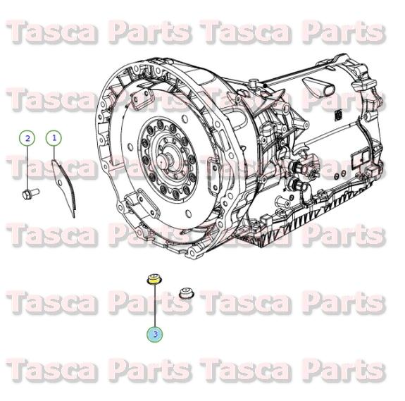 New oem transmission access hole plug 2011-2014 dodge chrysler jeep #4593887ab