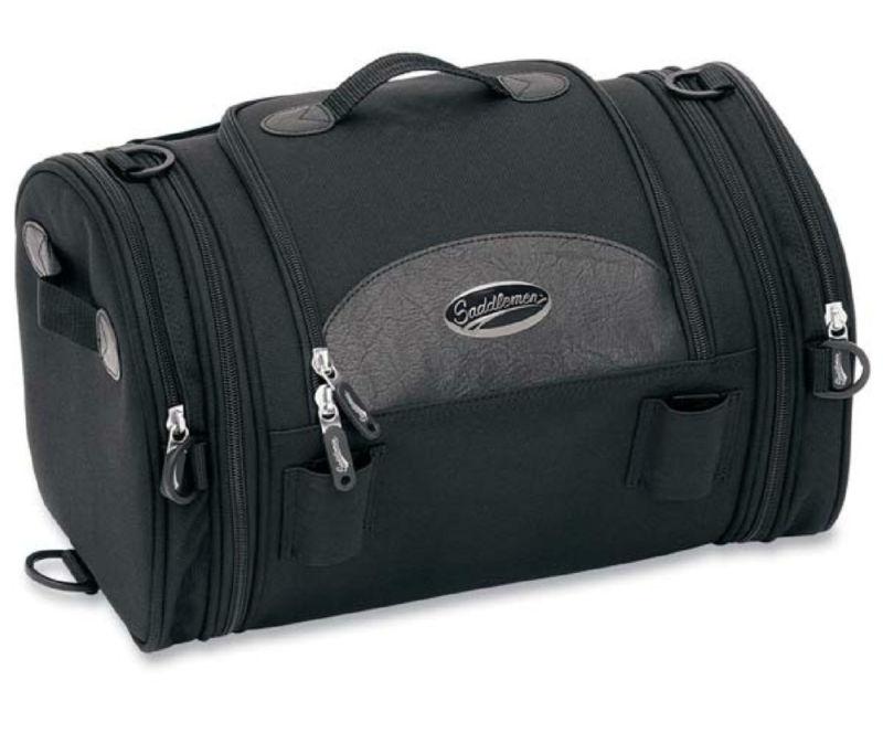 Saddlemen r1300lxe motorcycle deluxe roll bag touring cruiser luggage