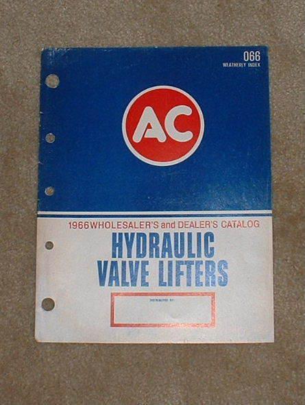 1966 hydraulic valve lifters wholesalers & dealers catalog