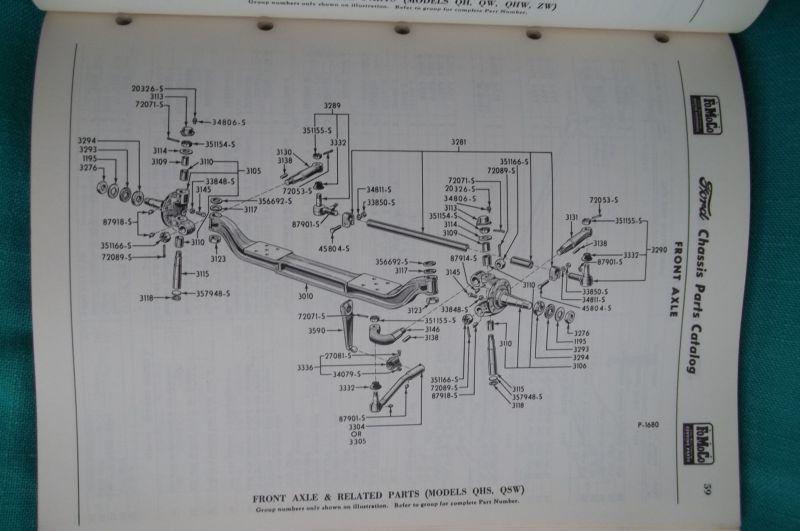 1956 ford semi truck factory service manual shop repair big job series fomoco