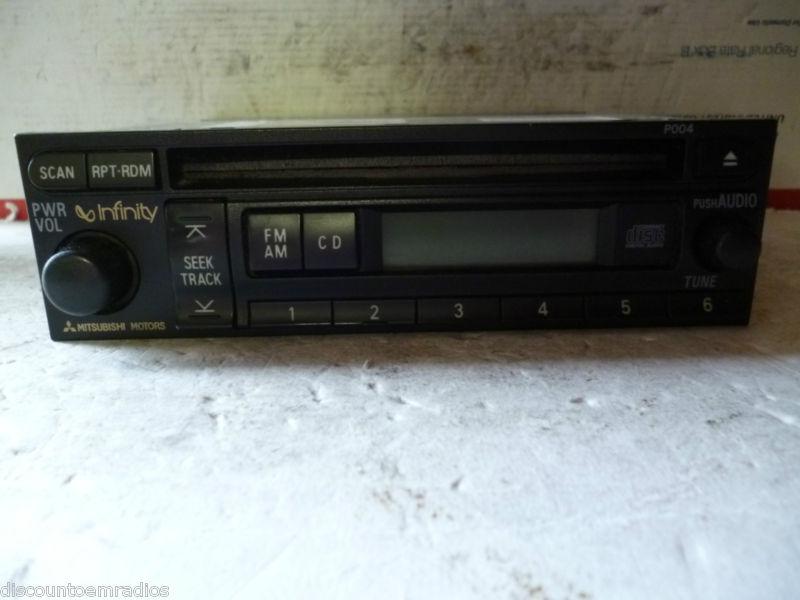 02-03 mitsubishi galant diamante infinity radio cd mr587387 p004 *