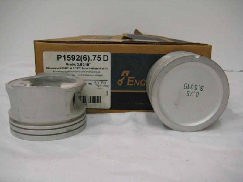 G.m 3.1/189 enginetech pistons (cast) .030 os