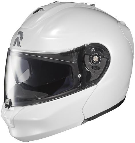 New hjc rpha-max modular flip-up chin-bar adult helmet, pearl white, large/lg