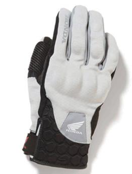 Honda protect winter gloves short platinum l 0syej-p6a-wl genuine motogp