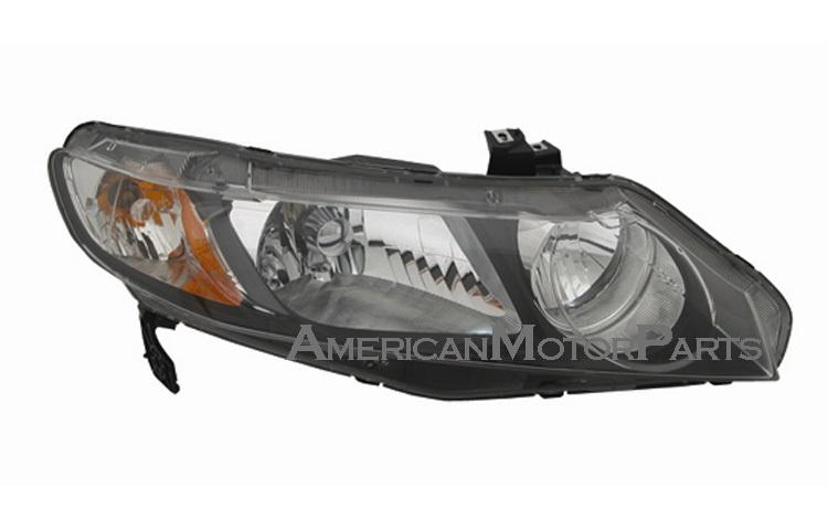 Right passenger side replacement headlight 09-10 honda civic 4dr also fit hybrid