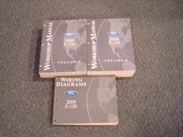 2009 ford f-150 f150 truck service shop repair manual set oem factory 09 books  