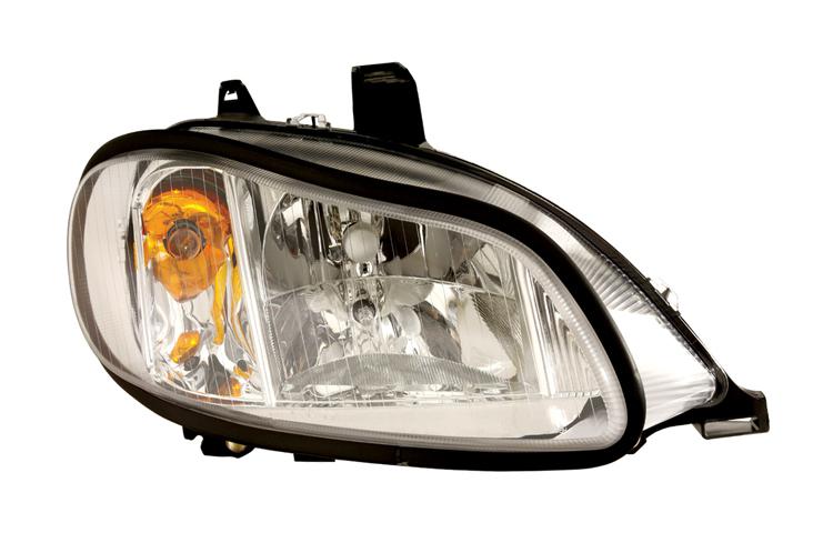 Right passenger side replacement headlight 02-11 freightliner m2 100 106 112