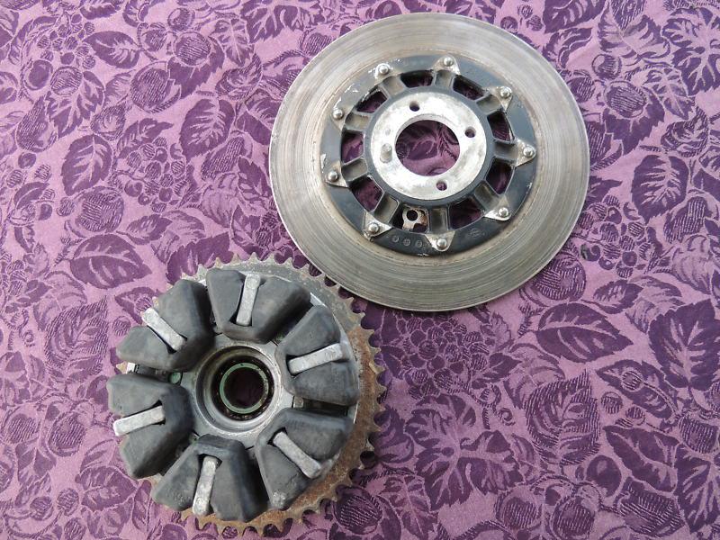 1977 kawasaki kz 1000 wheel coupling,rubber damper,brake disc