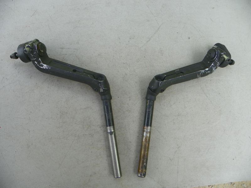 82 yamaha maxim xj 750 pair of straight handle bars clip on w/ mounts & risers