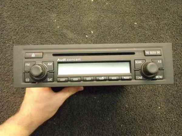 06-08 audi a3 oem concert ii cd player radio lkq