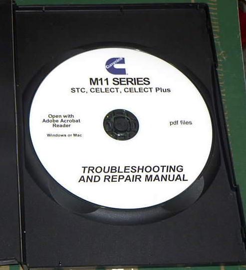 1996 cummins m11 troubleshooting & repair stc, celect and celect plus models cd