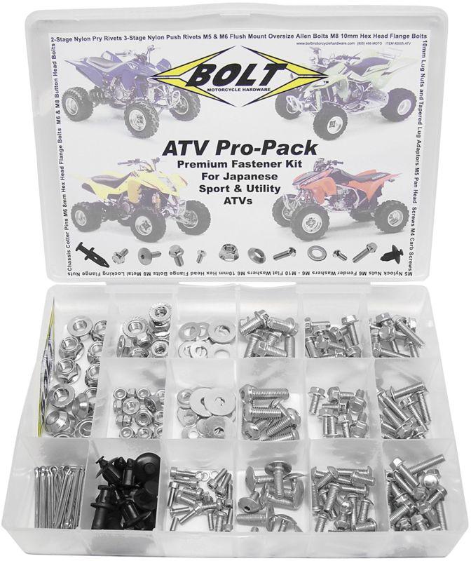 Bolt motorcycle hardware 04-13 yamaha yfz450: bolt atv pro pack 225 pieces