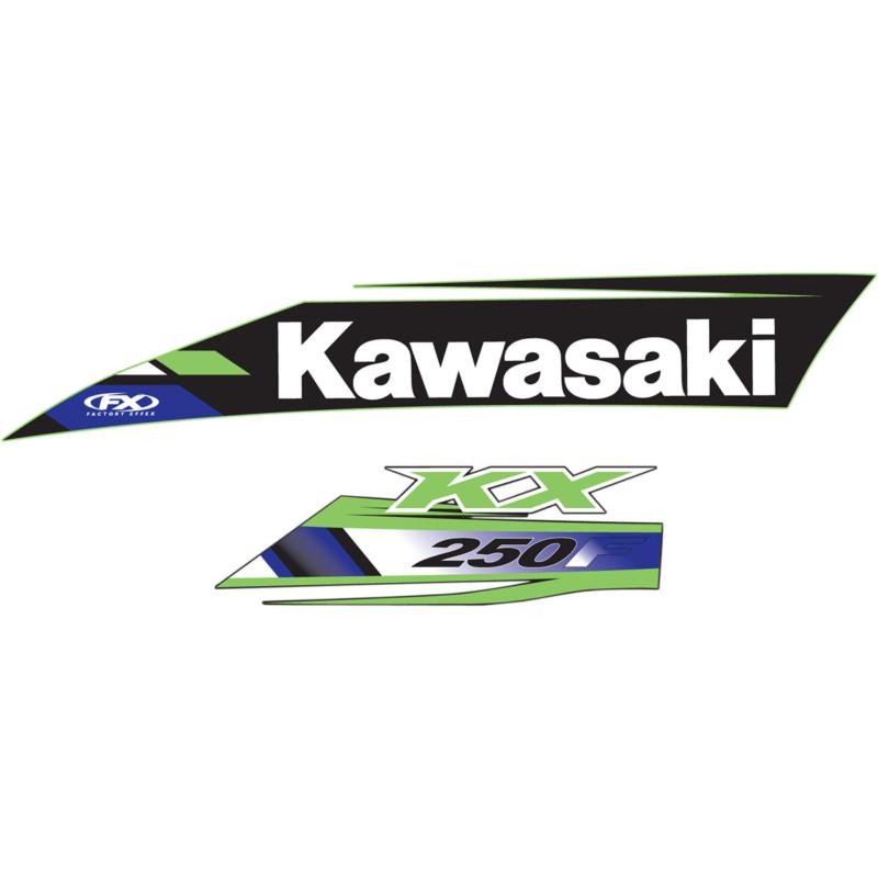 Factory effex 16-05130 factory oem graphics 2013 kawasaki kx250f