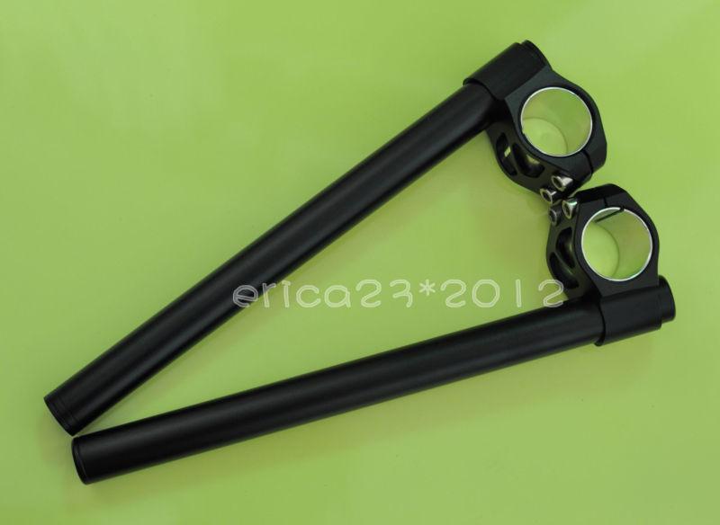 30mm clip on handle bar for 30mm fork tube 1 pair black